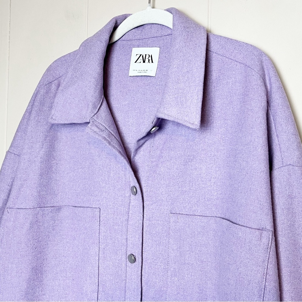 Zara Lavender Utility Jacket - Picture 4 of 12